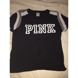 PINK Scoop neck Tee